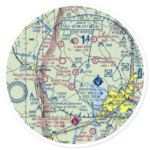 Cougar Landing Airport (XA85) VFR Sectional Sticker (30 mile)