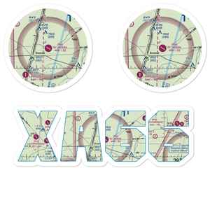 El Jardin Ranch Airport (XA66) VFR Sectional Sticker Pack