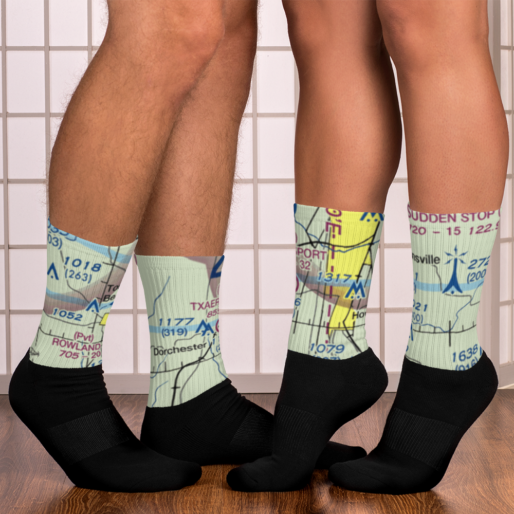 TxAeroSport Aerodrome (6TS3) VFR Sectional Socks 