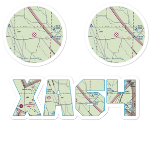 Nash Ranch Airport (XA64) VFR Sectional Sticker Pack