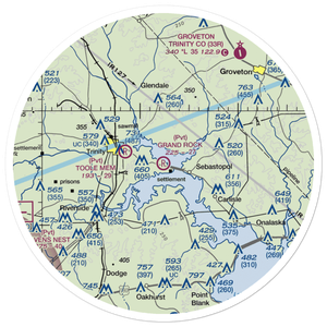 Ehni Airport (XA52) VFR Sectional Sticker (30 mile)