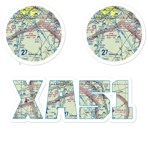 Smith Airport (XA51) VFR Sectional Sticker Pack