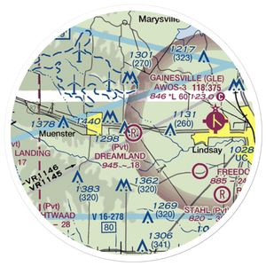 Dreamland Airport (XA48) VFR Sectional Sticker (20 mile)