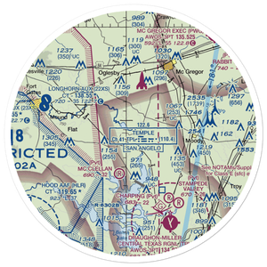 Tick Hill Airfield (XA47) VFR Sectional Sticker (30 mile)