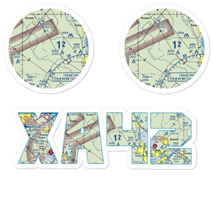 Connies Aviation Airport (XA42) VFR Sectional Sticker Pack
