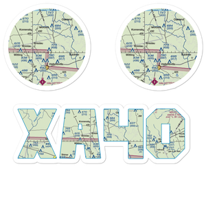 Hound Run Airport (XA40) VFR Sectional Sticker Pack