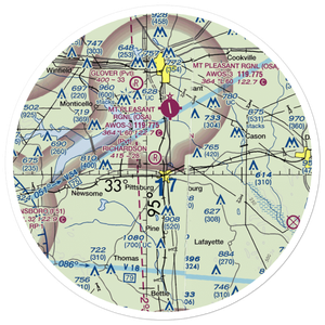 Richardson Field (XA23) VFR Sectional Sticker (30 mile)