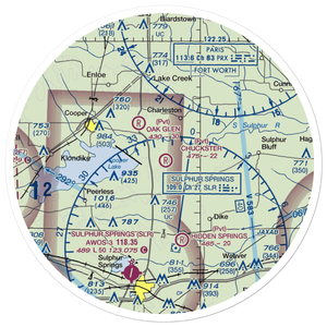 Chuckster Airport (XA17) VFR Sectional Sticker (30 mile)