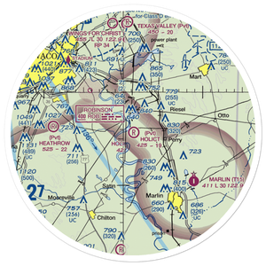 Holict Private Airport (XA15) VFR Sectional Sticker (30 mile)