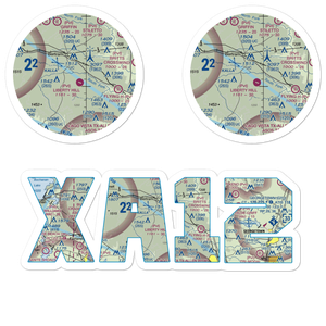 Mcfarlin Ranch Airport (XA12) VFR Sectional Sticker Pack