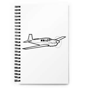 Mooney M22 Mustang - Aviation Icon Notebook
