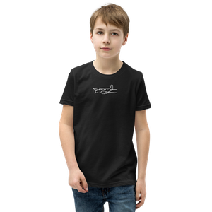 Beechcraft Queen Air Icon Youth T-Shirt