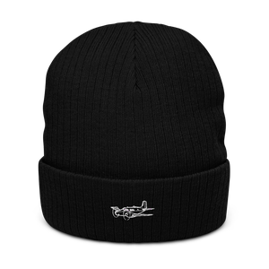 Beechcraft Queen Air Icon Atlantis Recycled Cuffed Beanie