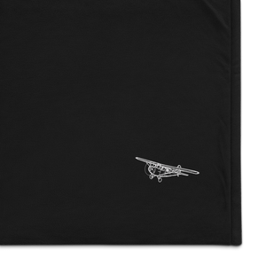 Aeronca 7AC Champ - Aviation Icon 2 Port Authority Embroidered Premium Sherpa Blanket