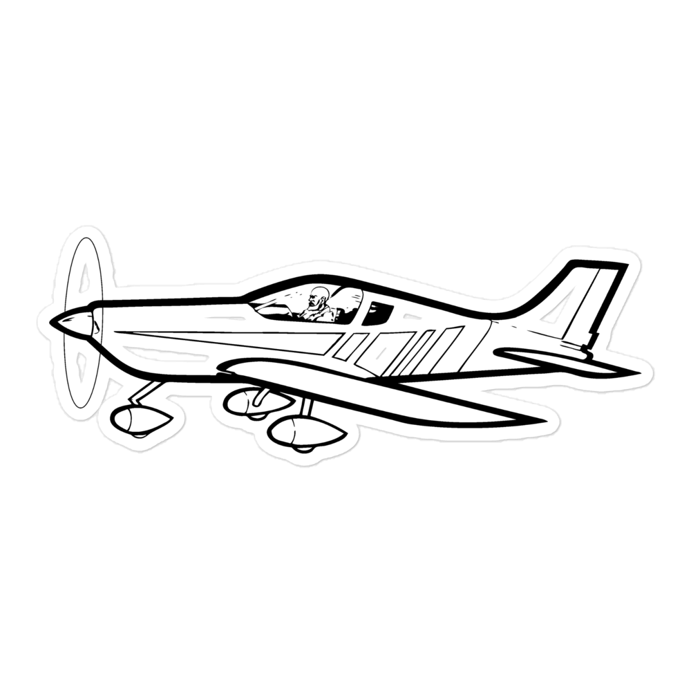 Aero Designs Pulsar II Adventure Sticker 