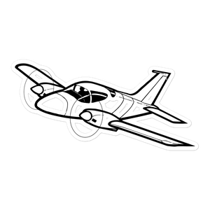 Wing Derringer: Twin-Engine Marvel Sticker
