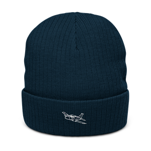 Wing Derringer: Twin-Engine Marvel Atlantis Recycled Cuffed Beanie