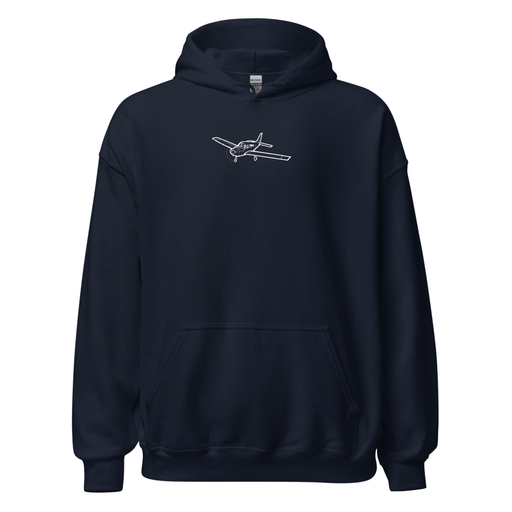 Piper Warrior III Flight Icon Hoodie Sweatshirt 