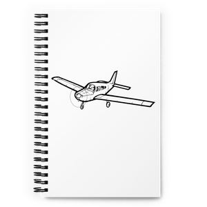 Piper Warrior III Flight Icon Notebook