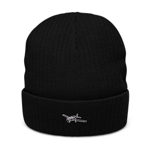 Piper Warrior III Flight Icon Atlantis Recycled Cuffed Beanie