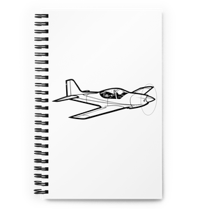Sequoia Falco - Aviation Icon Notebook