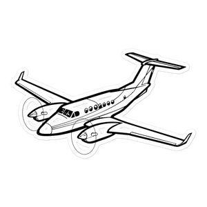 Beechcraft King Air 300 Luxury Sticker