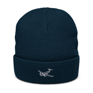 Beechcraft King Air 300 Luxury Atlantis Recycled Cuffed Beanie