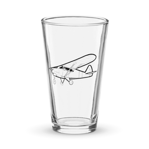 Piper Tri-Pacer: Aviation Icon 2  Shaker Pint Glass