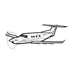 Pilatus PC-12 Versatility King 2 Sticker