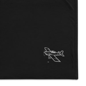 Van's RV-4 Aerobatic Marvel Port Authority Embroidered Premium Sherpa Blanket