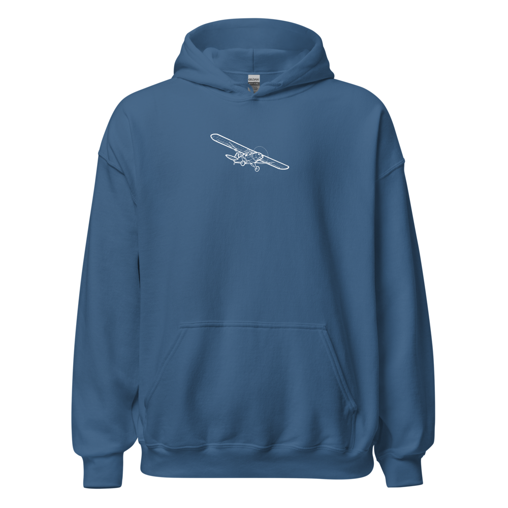 Piper Super Cub Adventure Icon 2 Hoodie Sweatshirt 