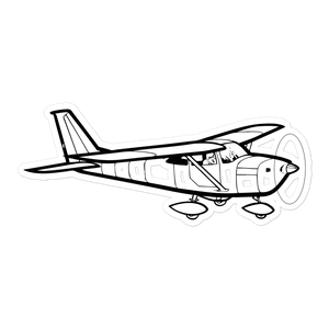 Cessna Skyhawk C-172 6 Sticker