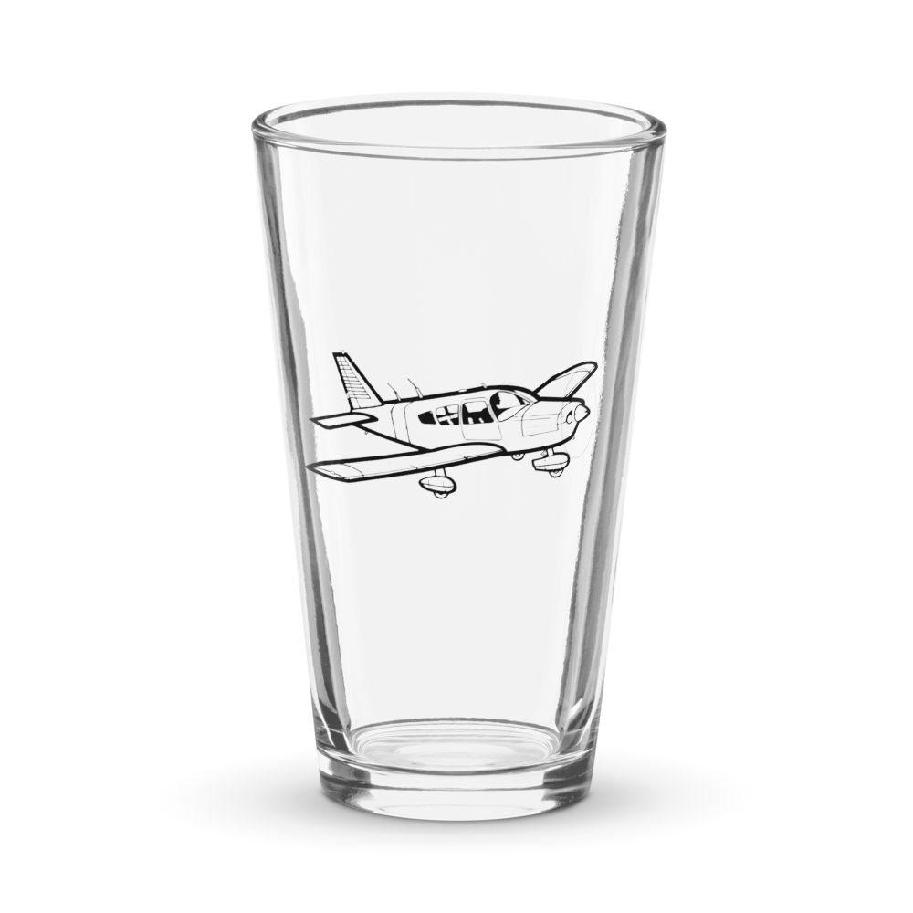 Piper Dakota: Aerial Excellence  Shaker Pint Glass 