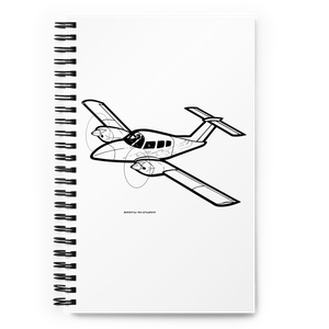 Beechcraft Duchess Light Aircraft Notebook