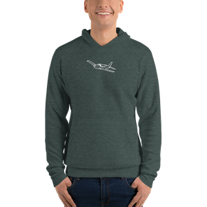 Piper Lance II: Aviation Icon 2 Bella + Canvas Hoodie