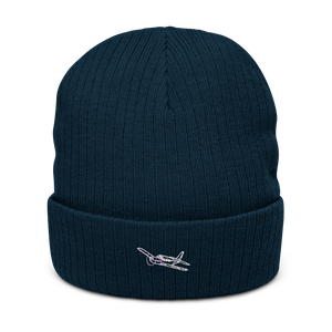 Piper Lance II: Aviation Icon 2 Atlantis Recycled Cuffed Beanie