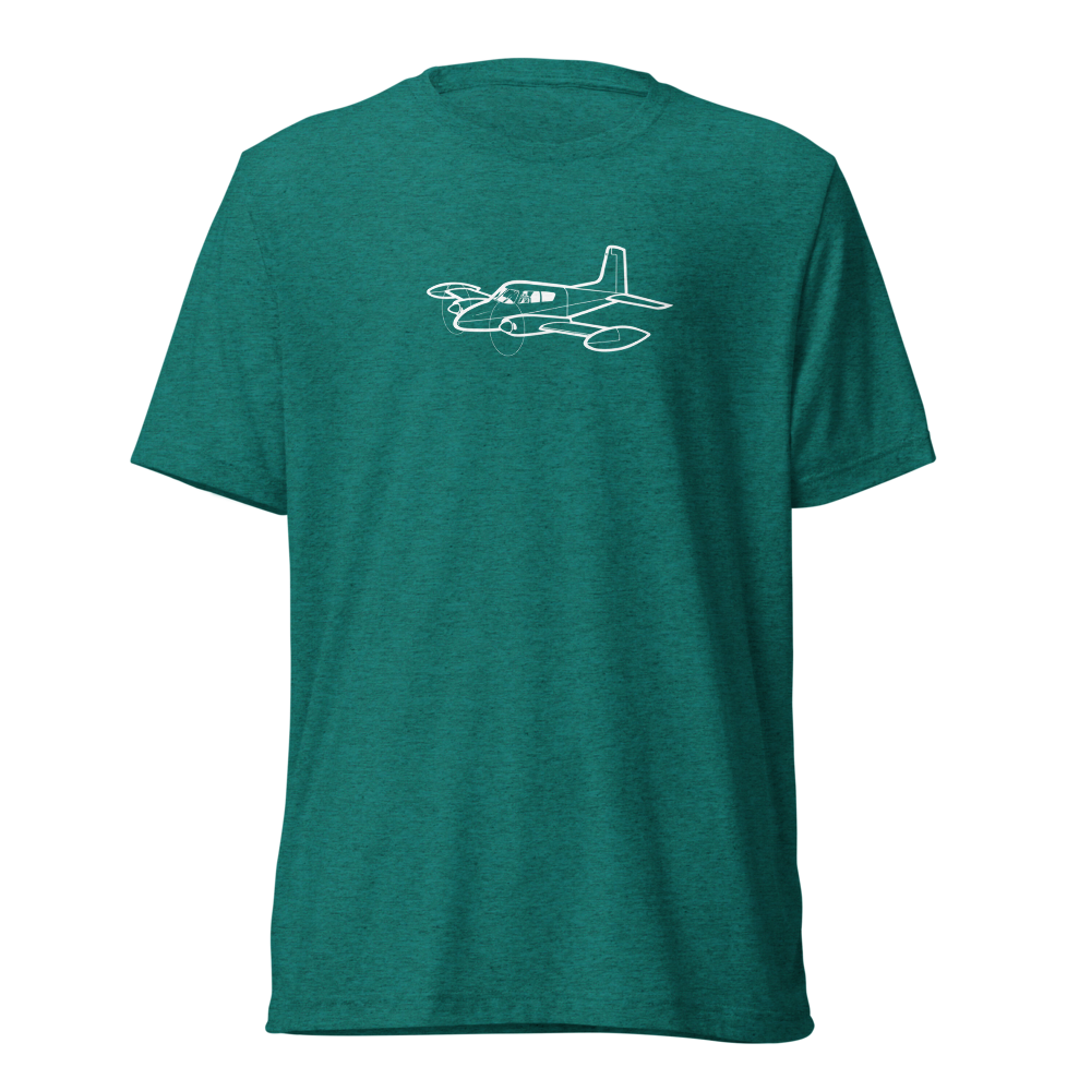 Cessna C-310 Twin-Engine Icon 2 Tri-blend T-Shirt 