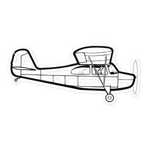 Aeronca 7AC Champ - Aviation Icon Sticker