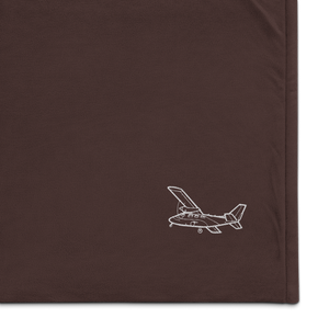 Vulcanair P-68 Versatility Master Port Authority Embroidered Premium Sherpa Blanket