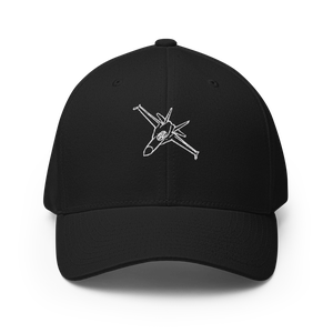 Versatile Combat Jet F/A-18 Hornet 5 Flexfit Hat