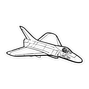 Douglas F4D Skyray Supersonic Defender Sticker