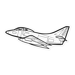 TA-4F Skyhawk Trainer Jet 2 Sticker