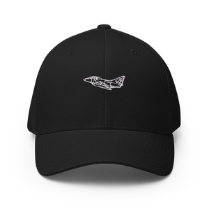 TA-4F Skyhawk Trainer Jet 2 Flexfit Hat