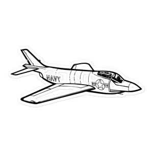 McDonnell F3H Demon Fighter Sticker