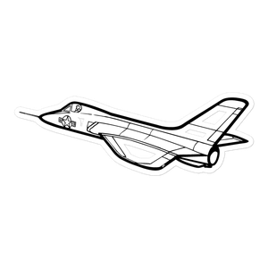 Douglas F5D Skylancer Supersonic Pioneer Sticker