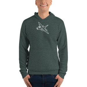 A-7 Corsair II Attack Jet 4 Bella + Canvas Hoodie