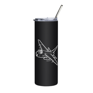 A-7 Corsair II Attack Jet 4  Stainless Steel Tumbler