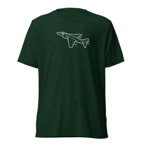 AV-8B Harrier II - V/STOL Warrior 4 Tri-blend T-Shirt