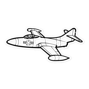 Grumman F9F Panther - Jet Age Marvel Sticker