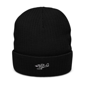 McDonnell F2H-2 Banshee Jet Fighter Atlantis Recycled Cuffed Beanie